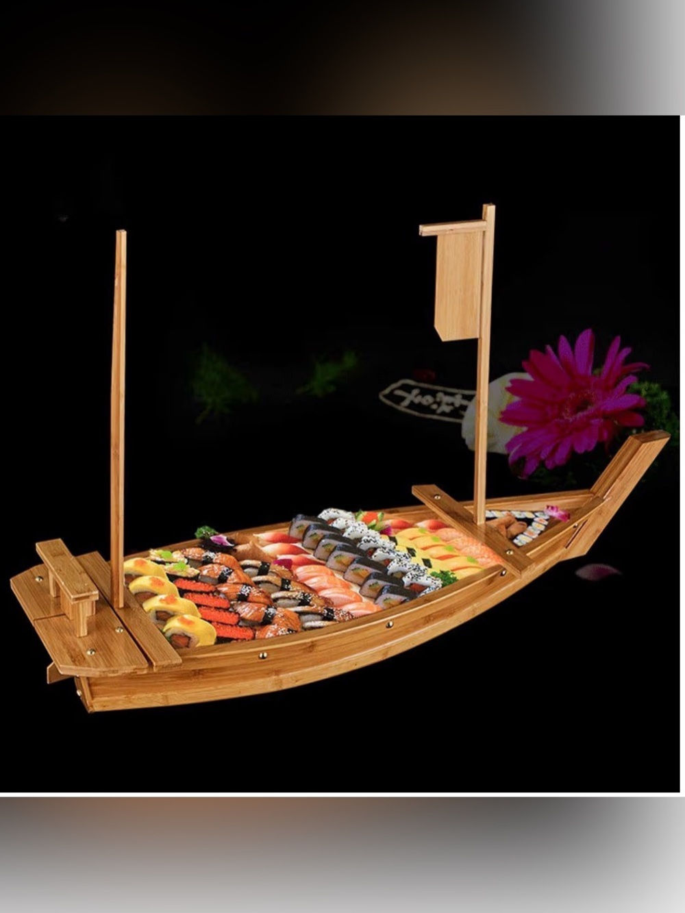 Bamboo Sushi Boat Platter
